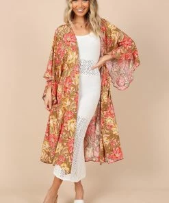 PUP49 Bump Friendly Pissaro Kimono - Floral