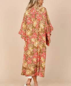PUP49 Bump Friendly Pissaro Kimono - Floral