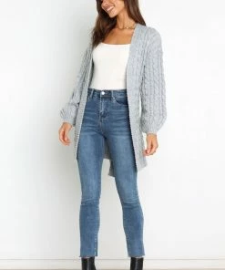 PUP14 Potter Cardigan - Grey