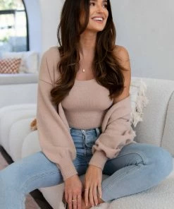 PUP4 Queenstown Cardigan - Beige