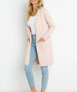 PUP30 Saisha Cardigan - Pale Pink Clothing
