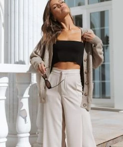 PUP3 Clothing Sherrie Cardigan - Beige