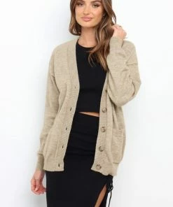 PUP3 Clothing Sherrie Cardigan - Beige
