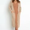 PUP30 Stace Cardigan - Camel Clothing