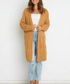 PUP4 Toledo Cardigan - Mustard