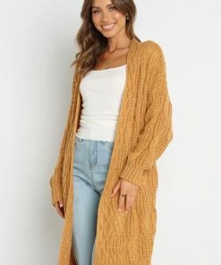 PUP4 Toledo Cardigan - Mustard
