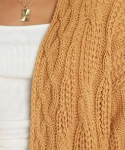 PUP4 Toledo Cardigan - Mustard