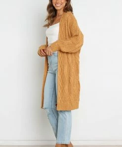 PUP4 Toledo Cardigan - Mustard
