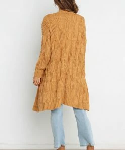 PUP4 Toledo Cardigan - Mustard