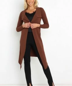 PUP30 Tracey Cardigan - Chocolate Clothing