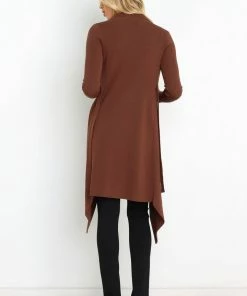 PUP30 Tracey Cardigan - Chocolate Clothing