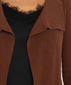 PUP30 Tracey Cardigan - Chocolate Clothing