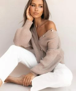 PUP14 Clothing Velina Cardigan - Beige