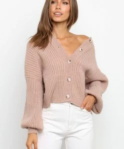 PUP14 Clothing Velina Cardigan - Beige
