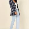 PUP4 Clothing Zara Blazer - Navy Check
