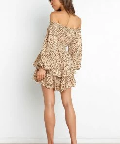 PUP44 Clothing Zanie Playsuit - Beige