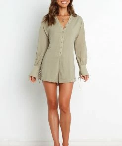 PUP14 Clothing Becky Playsuit - Sage