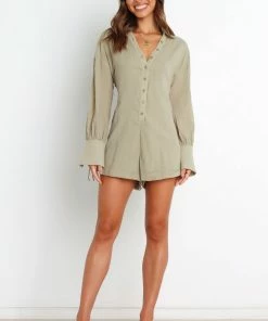 PUP14 Clothing Becky Playsuit - Sage