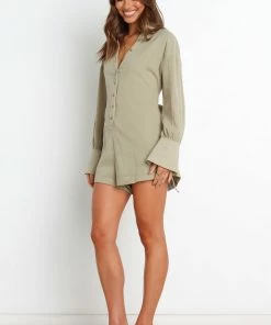 PUP14 Clothing Becky Playsuit - Sage