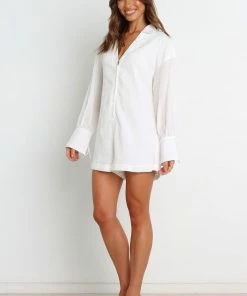 PUP14 For The Bride Becky Playsuit - White