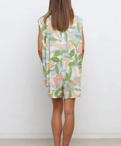 PUP9 Cadehill Playsuit - Green Clothing
