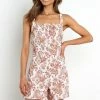 PUP3 Clothing Caffney Playsuit - Tan Floral