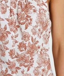 PUP3 Clothing Caffney Playsuit - Tan Floral