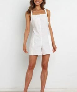 PUP3 Caffney Playsuit - White