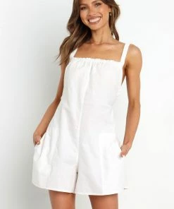 PUP3 Caffney Playsuit - White