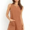 PUP55 Dory Playsuit - Tan