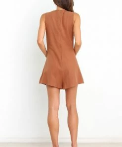 PUP55 Dory Playsuit - Tan