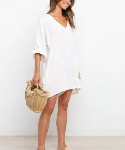 PUP3 For The Bride Egidio Playsuit - White