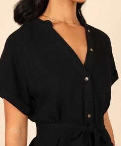 PUP8 Esra Romper - Black