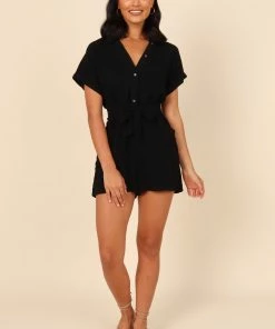 PUP8 Esra Romper - Black