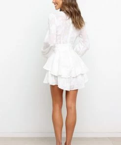 PUP7 Fance Playsuit - White