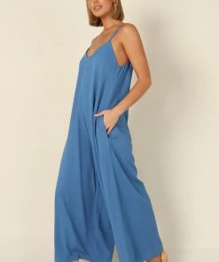 PUP49 Finley Jumpsuit - Blue