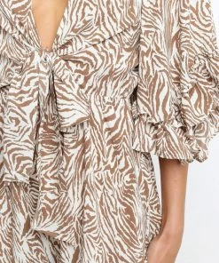 PUP6 Iola Playsuit - Brown