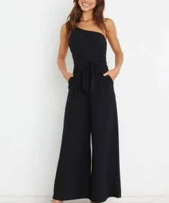 PUP3 Leyton Jumpsuit - Black Wedding Guest