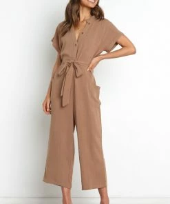 PUP8 Clothing Maverick Jumpsuit - Mocha