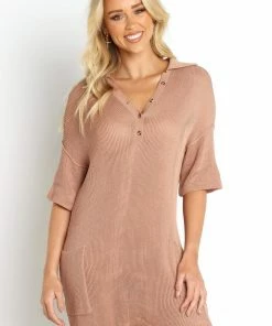 PUP3 Myara Playsuit - Mocha Clothing