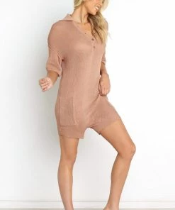 PUP3 Myara Playsuit - Mocha Clothing