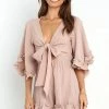 PUP58 Nia Romper - Beige Clothing
