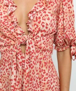 PUP6 Clothing Quay Playsuit - Orange