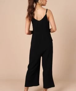 PUP61 Rhanni Straight Leg Jumpsuit - Black