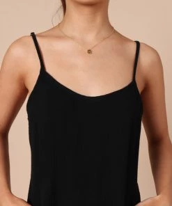 PUP61 Rhanni Straight Leg Jumpsuit - Black