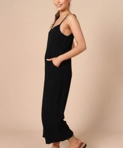 PUP61 Rhanni Straight Leg Jumpsuit - Black