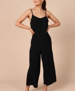 PUP61 Rhanni Straight Leg Jumpsuit - Black