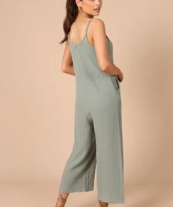 PUP61 Rhanni Straight Leg Jumpsuit - Sage