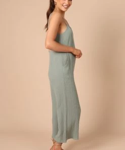 PUP61 Rhanni Straight Leg Jumpsuit - Sage