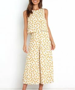 PUP29 Riley Jumpsuit - Yellow